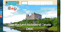 Desktop Screenshot of clanmacleod-canada.com